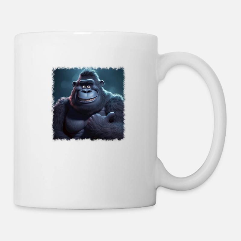 Gorille cool - Mug blanc - blanc