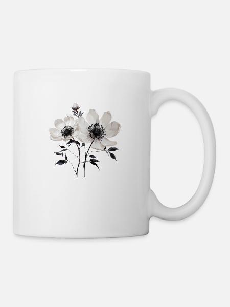 Flower - Tasse - Weiß