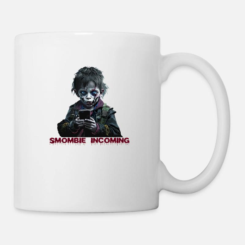 smombie incoming - Tasse - Weiß