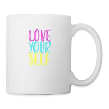 Aimez-vous vous-même - Mug blanc - blanc - Droite