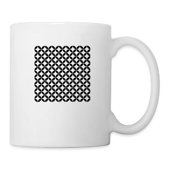 Muster - Tasse - Weiß - Rechts