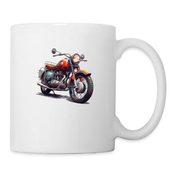 Motorrad Fahren ist ein Lebensgefühl - Tasse - Weiß - Rechts