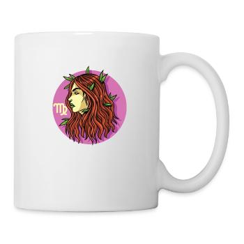 Zodiac - Star Sign - Virgo - pos - Tasse - Weiß - Rechts