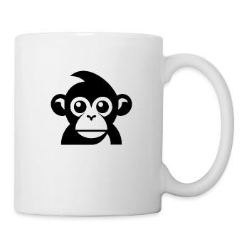 Monkey Monkey Monkey Face Jungle - Mug - white - Right