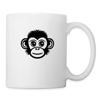 Monkey Monkey Monkey Face Jungle - Mug - white - Right