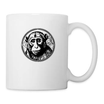 Monkey Monkey Monkey Face Jungle - Mug - white - Right