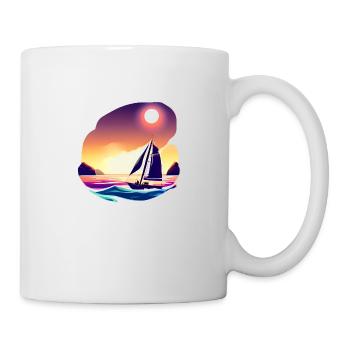 Sailor Sailing Ship Sailing Sailing Sailing Sail: - Mug blanc - blanc - Droite