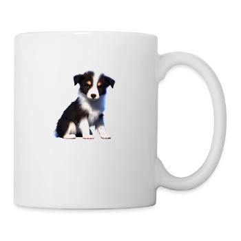 Hundeliebhaber Border Collie Hundehalter Hunde - Tasse - Weiß - Rechts