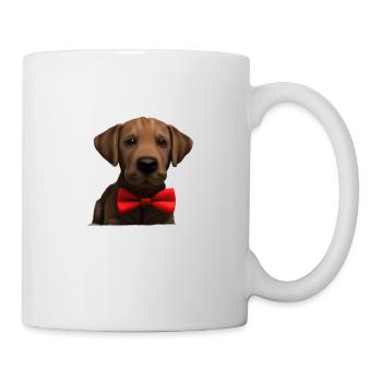 Labrador propriétaire chiot Labrador Retriever - Mug blanc - blanc - Droite