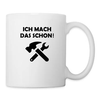 Handwerker Handyman Handwerk Werkzeug - Tasse - Weiß - Rechts