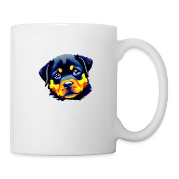 Puppy Rottweiler Dog Rottweiler Puppy Dogs - Mug - white - Right