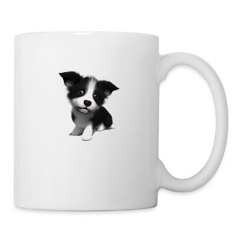 Hundehalter Border Collie Hundeliebhaber Hunde - Tasse - Weiß - Rechts