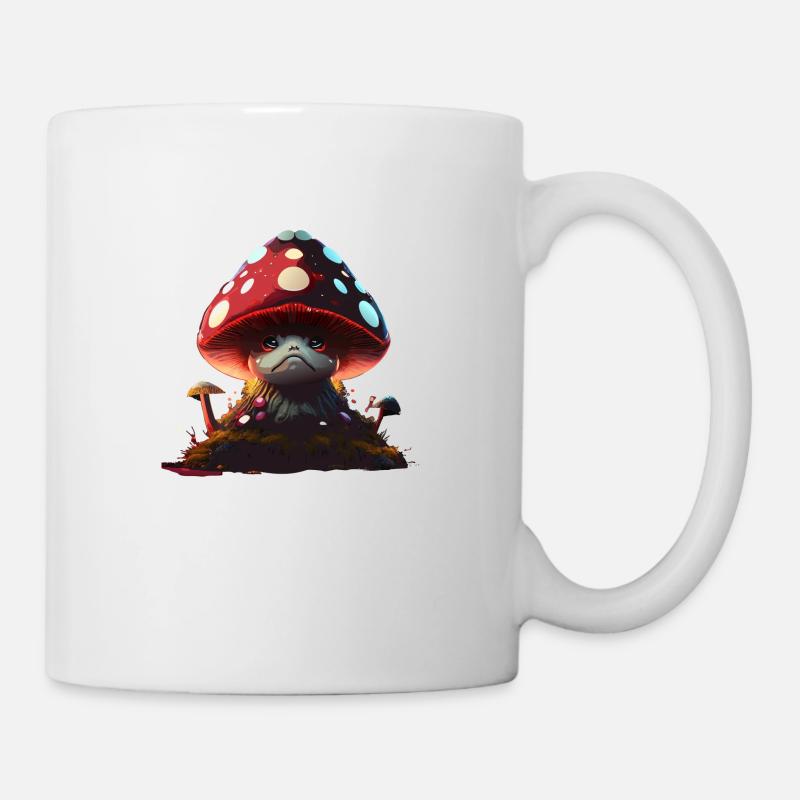 Champignon fou - Mug blanc - blanc