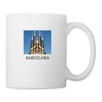 Barcelona - Tasse - Weiß - Rechts