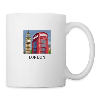 Big Ben von London - Tasse - Weiß - Rechts