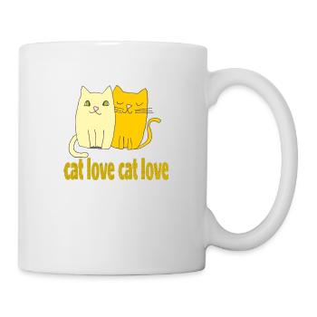 Cat Love - Mug - white - Right