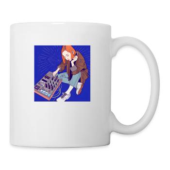 Synthesizer Girl Manga 2 - Mug - white - Right