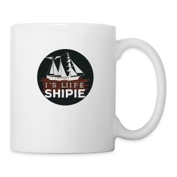 Design de navire avec slogan - Mug blanc - blanc - Droite
