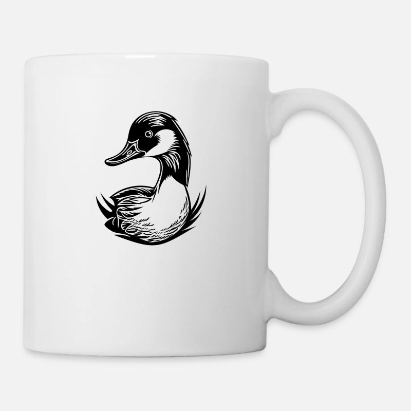 Ente Vögel Enten - Tasse - Weiß