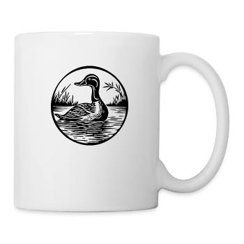 Duck Birds Ducks - Mug - white - Right