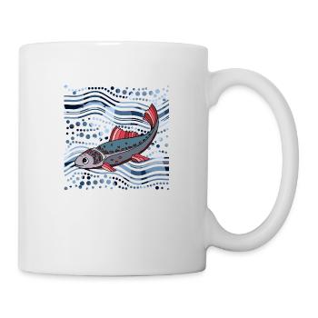 Poisson - Mug blanc - blanc - Droite