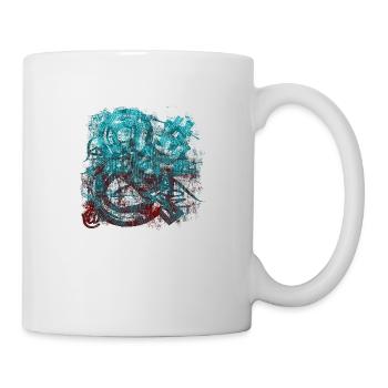Graffiti style Splash hip hop colors painter color - Mug - white - Right