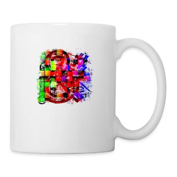 Graffiti style Splash hip hop colors painter color - Mug - white - Right