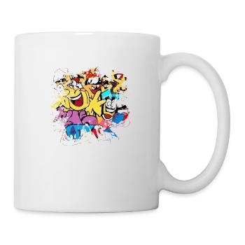 Graffiti style Splash hip hop colors painter color - Mug - white - Right