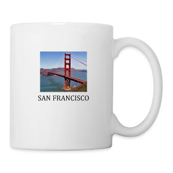 San Francisco - Tasse - Weiß - Rechts