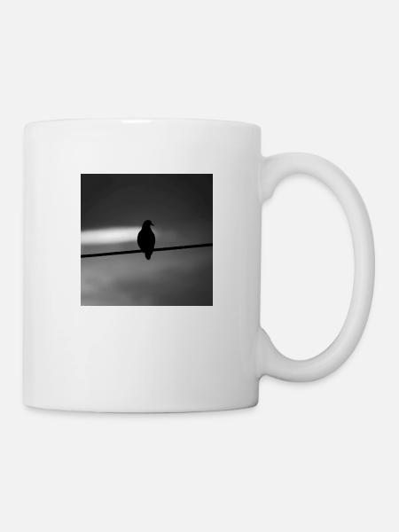 Taube - Tasse - Weiß
