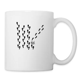 Traces de Liberté - Mug blanc - blanc - Droite