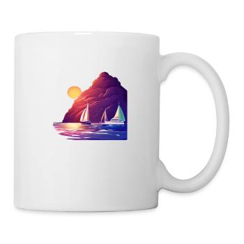 Sailing Sailboat Sailing Sailing Sailing Ship - Mug - white - Right