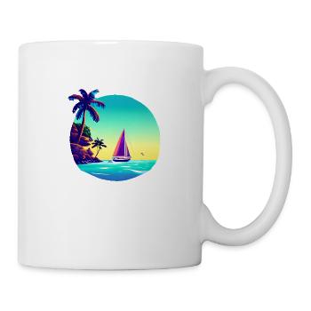 Voiliers Voilier Voilier Voilier - Mug blanc - blanc - Droite