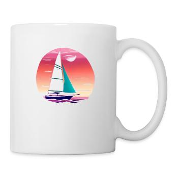 Segeln Segelsport Segler Segelschiff Segelboot - Tasse - Weiß - Rechts