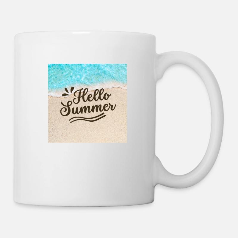 Hallo Sommer - Tasse - Weiß