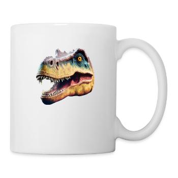 Dino Head - Dinosaur Head - Mug - white - Right