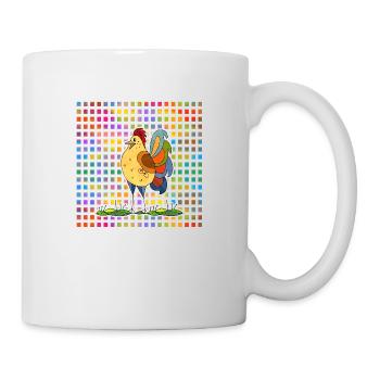 Hahn - Tasse - Weiß - Rechts