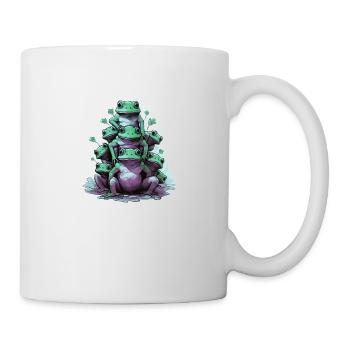 Funny frogs - Mug - white - Right
