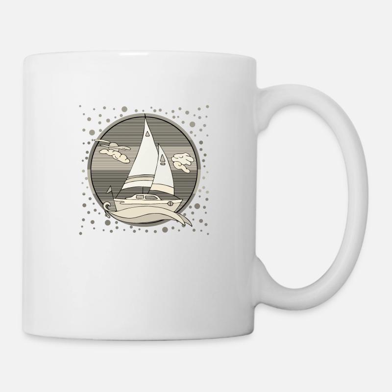 Sailboat - Mug - white