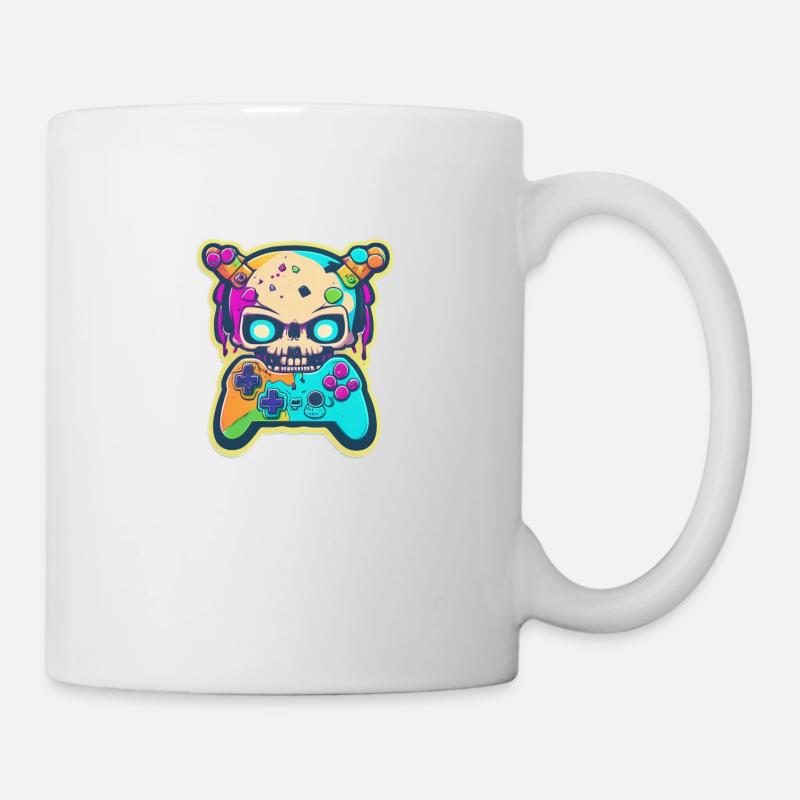 Skullhead Controller - Tasse - Weiß
