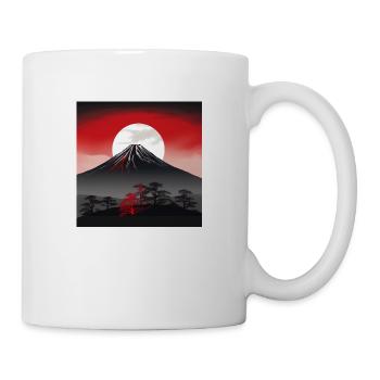 Der Gipfel der Inspiration: Mount Fuji in seiner P - Tasse - Weiß - Rechts