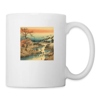 Beauté nostalgique du Japon - Mug blanc - blanc - Droite