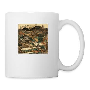 Vintage Japan: Picturesque Beauty of Natu - Mug - white - Right