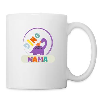 Dino Mama - Tasse - Weiß - Rechts