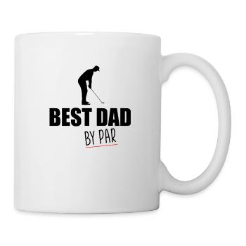 Bester Vater nach Par - Tasse - Weiß - Rechts