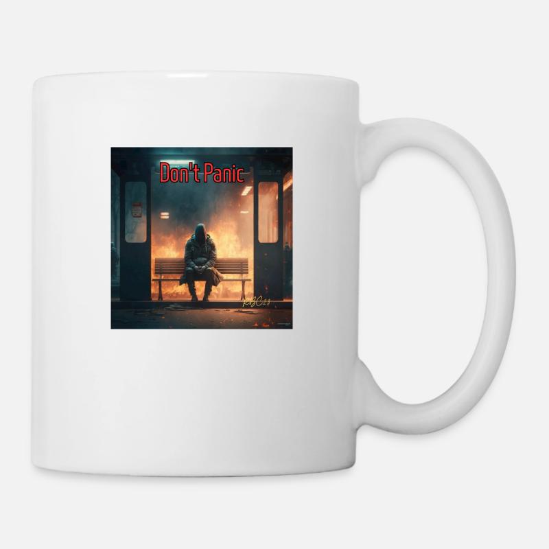 Don t Panic - Mug blanc - blanc