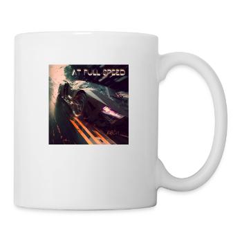 AT FULL SPEED - Mug - white - Right