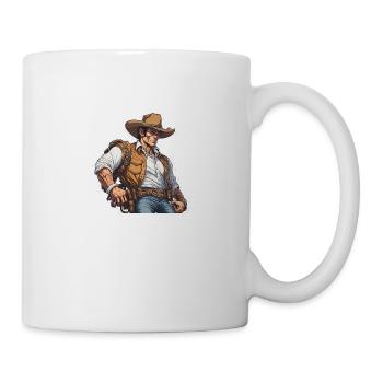 Wild West Cowboy - Tasse - Weiß - Rechts