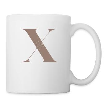 Letter x Magic butterfly - Mug - white - Right
