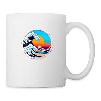 Big Wave - Japan - Tasse - Weiß - Rechts